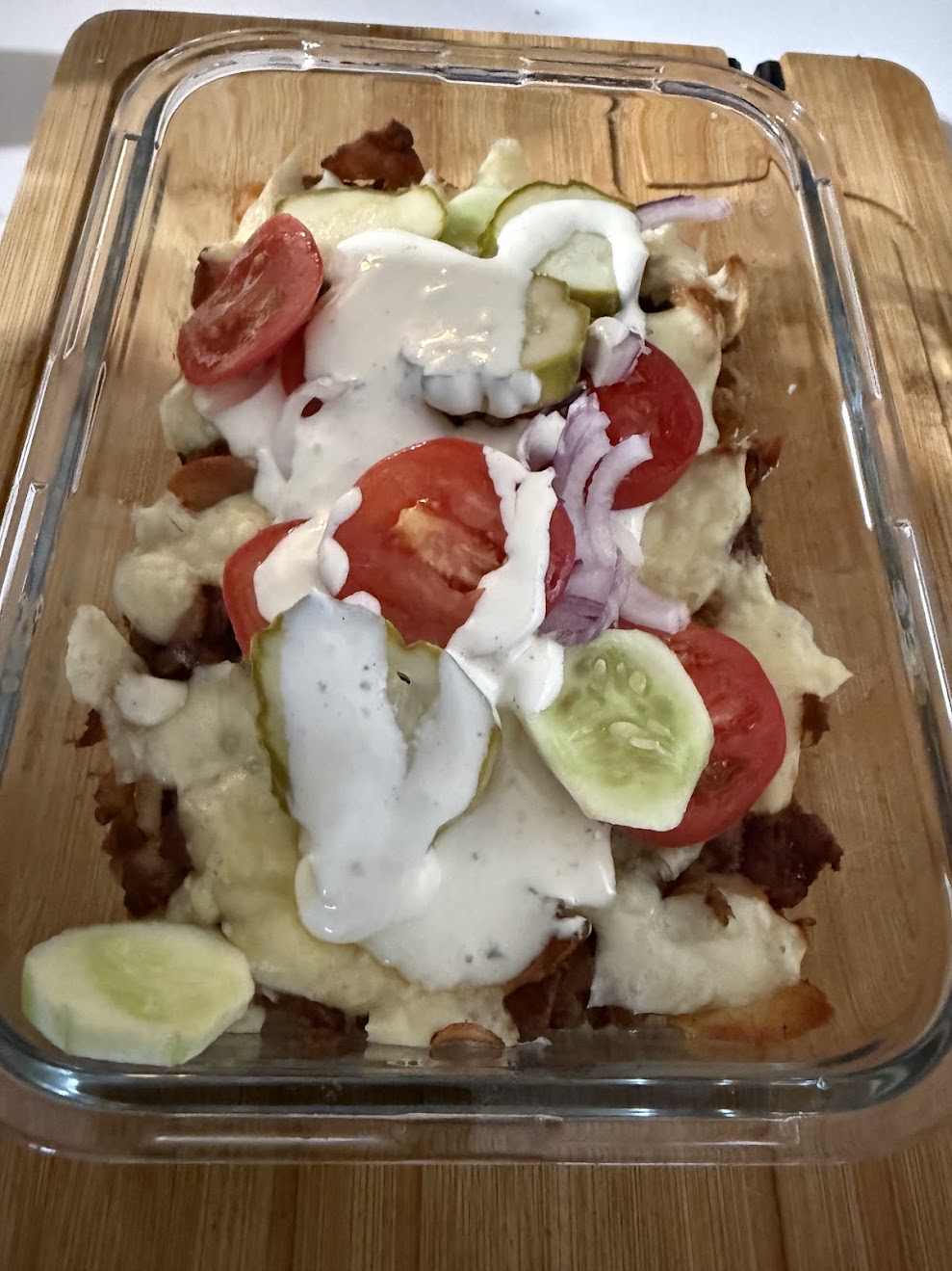 Kebab Kapsalon z kurczakiem