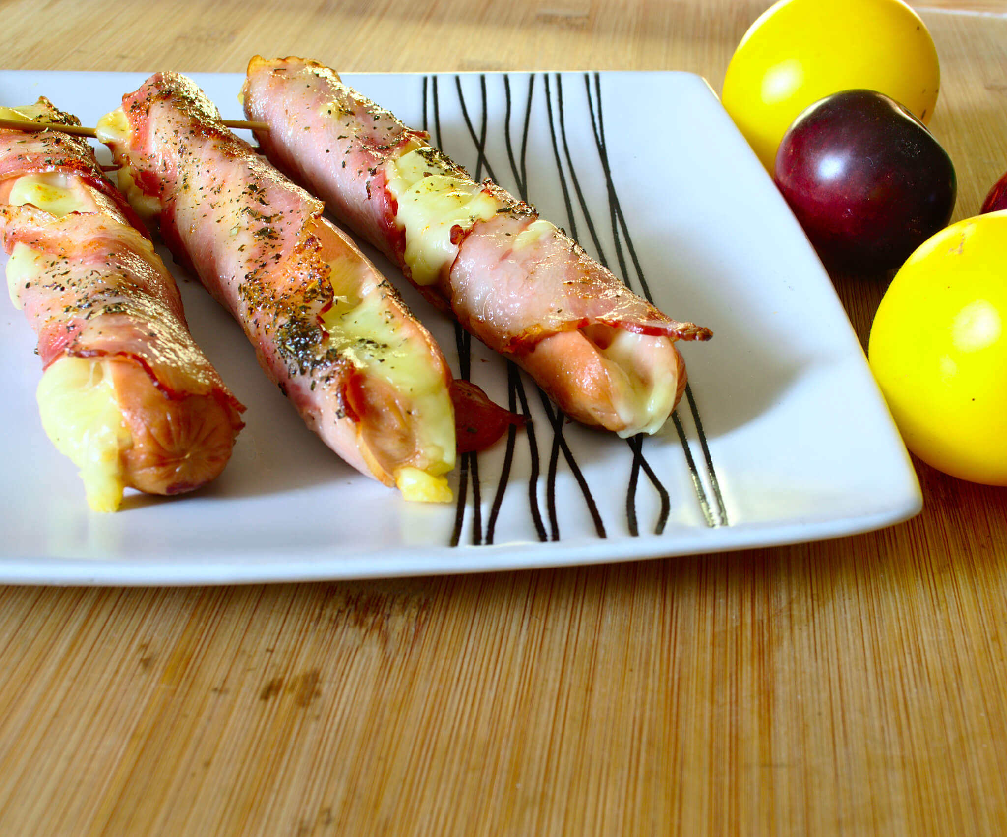 Zapiekane parówki z serem